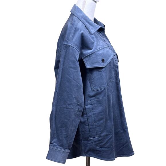 Madewell Corduroy Twill Oversized Shirt Jacket, NWT, laid back, street style - Picture 2 of 8